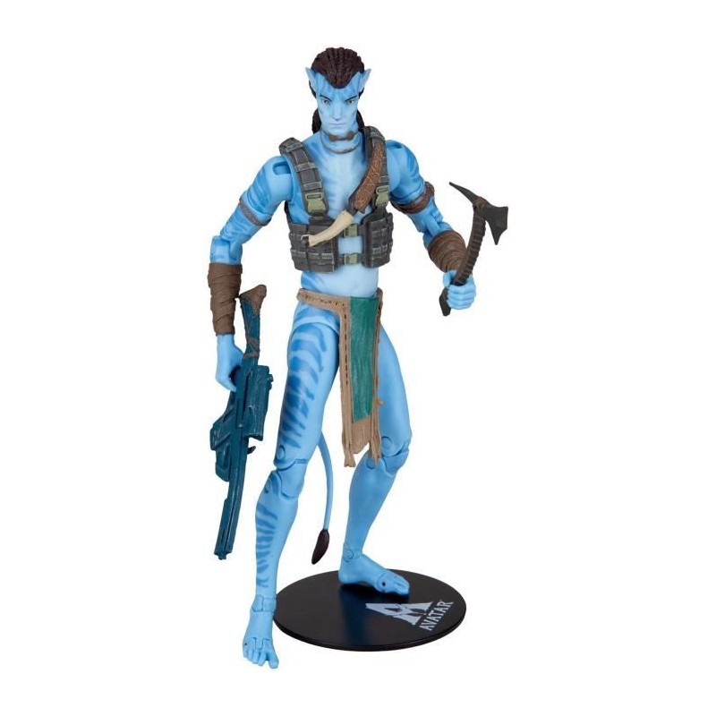 Disney Avatar - Figurine McFarlane 17cm - Jake Sully - Figurine Officielle Issue du Film Avatar 2 - TM16307