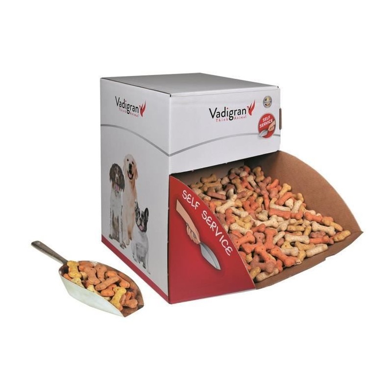 VADIGRAN Biscuits Bones Mix - 10 kg - Pour chiens