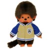 Bandai - Peluche Monchhichi Veste Teddy 20 cm