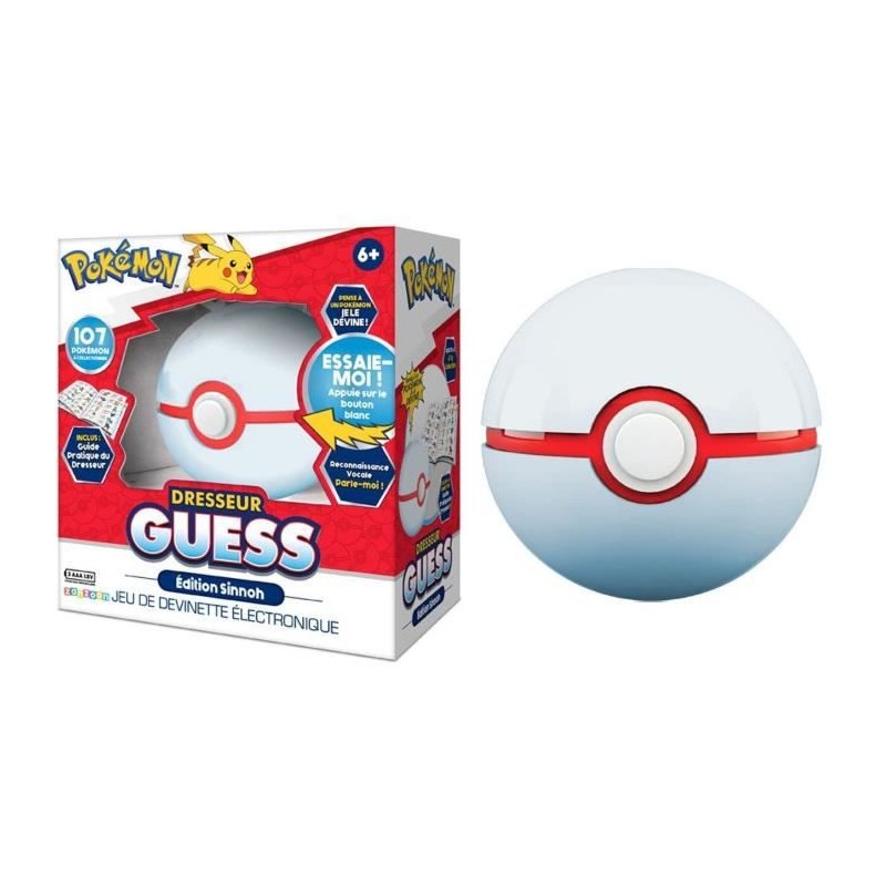 Pokémon - Dresseur Guess Sinnoh - Jeu électronique - BANDAI