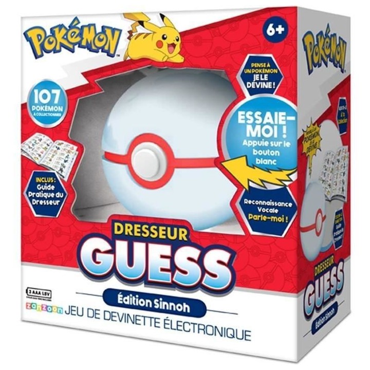 Pokémon - Dresseur Guess Sinnoh - Jeu électronique - BANDAI