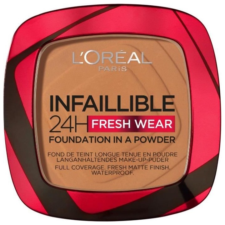 Fond de teint Infaillible longue tenue L'OREAL PARIS en poudre - Noise