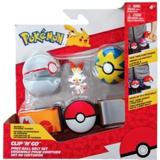 Ceinture Clip 'N' Go BANDAI - Pokémon - 1 ceinture, 1 Quick Ball, 1 P