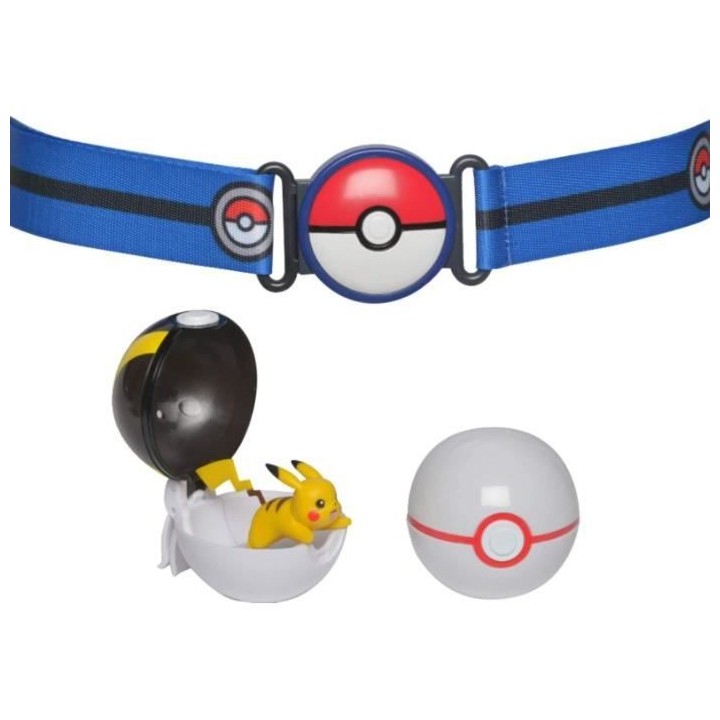 Ceinture Clip 'N' Go BANDAI - Pokémon - 1 ceinture, 1 Poké Ball, 1 R