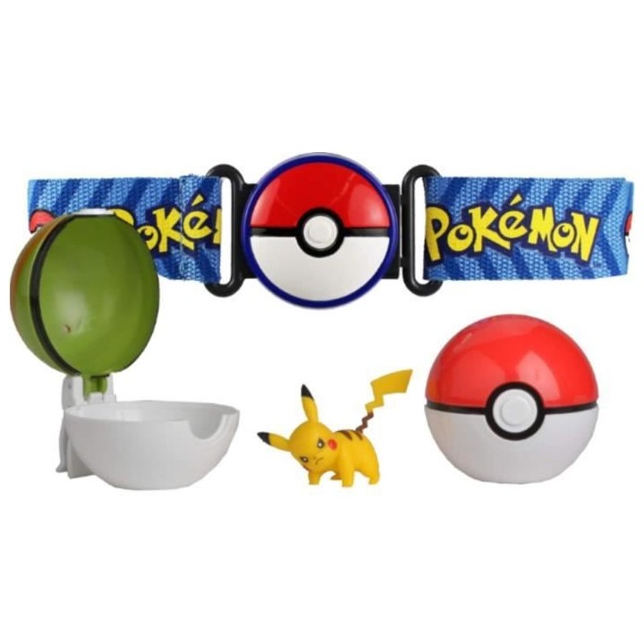 Ceinture Clip 'N' Go BANDAI - Pokémon - 1 ceinture, 1 Poké Ball, 1 R