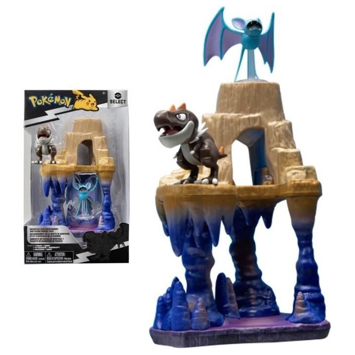 Pokémon - Pack environnement - Grotte de montagne avec figurines Ptyr
