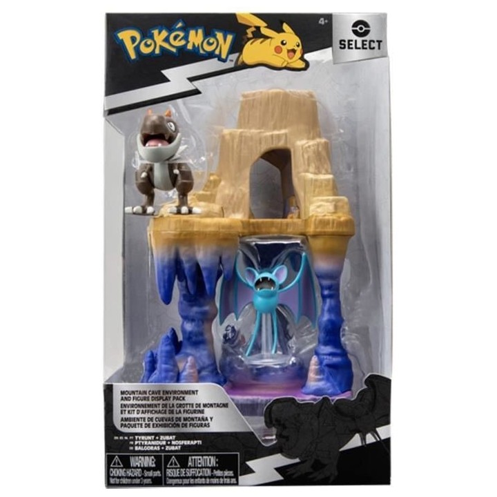 Pokémon - Pack environnement - Grotte de montagne avec figurines Ptyr