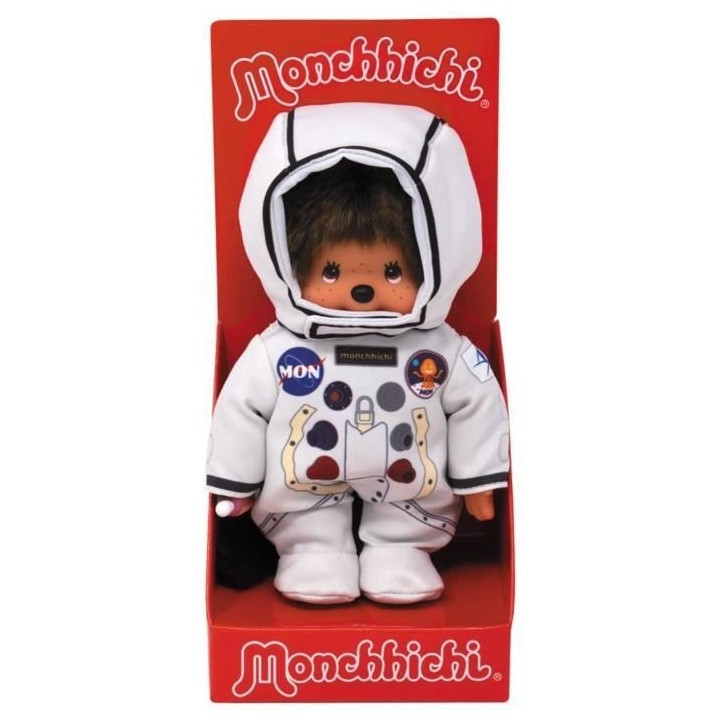 Peluche Monchhichi kawai bandouliere - 20 cm - BANDAI