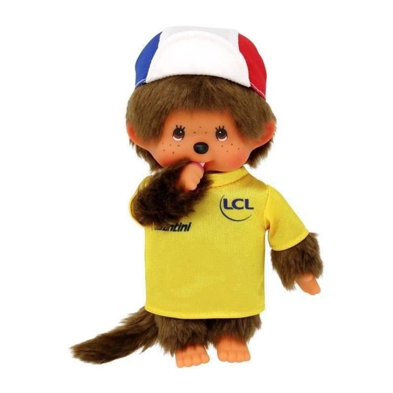 Peluche Monchhichi Tour de France - 20 cm - BANDAI