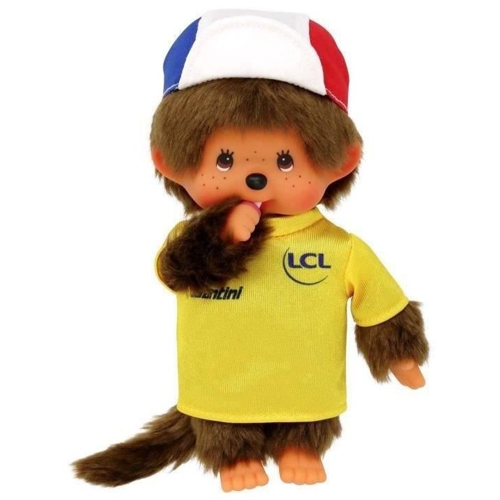 Peluche Monchhichi Tour de France - 20 cm - BANDAI