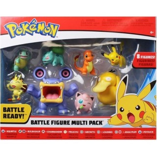 POKEMON Pack de 8 Figurines - 5 et 8 cm - 80299
