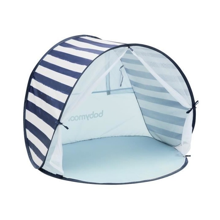 Babymoov Tente Anti-UV FPS 50+ Mariniere - Moustiquaire intégrée
