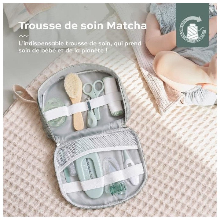 Babymoov Trousse de Soin Bébé - Des la naissance - En Tissu Recyclé