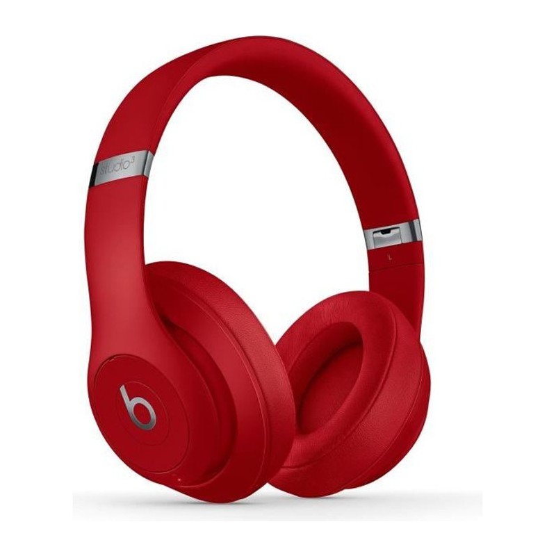 Beats Studio3 Wireless Over-Ear Headphones - Red