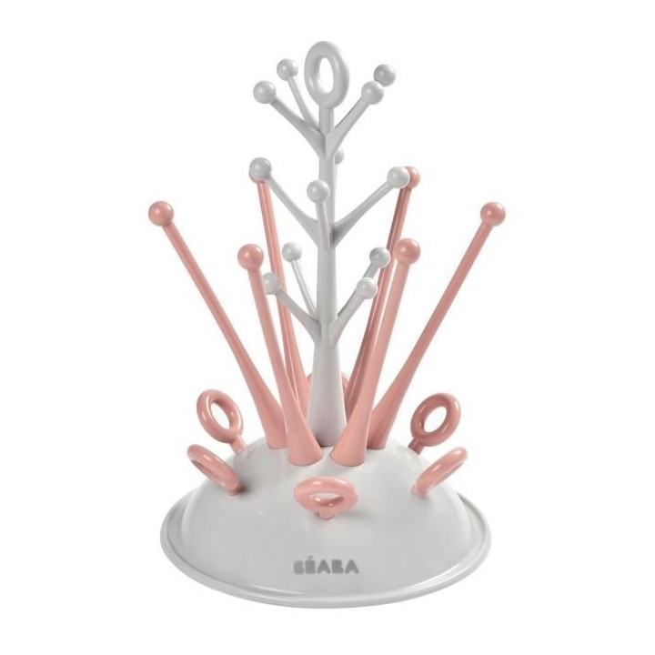 BEABA, Egoutte Biberons arbre, vieux rose