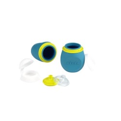 Béaba Portion Set BabySqueez' 2 en 1 et Squeez'Portion Bleu 180ml