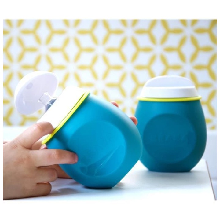 Béaba Portion Set BabySqueez' 2 en 1 et Squeez'Portion Bleu 180ml