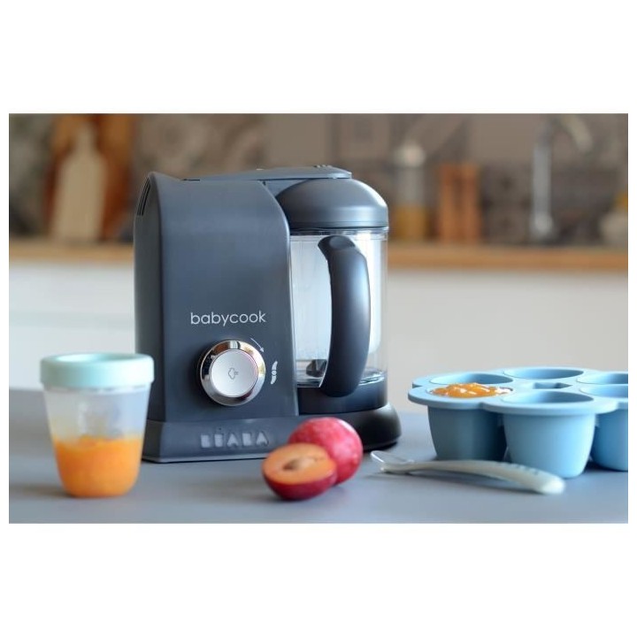 BEABA, Babycook solo, robot bébé, dark grey
