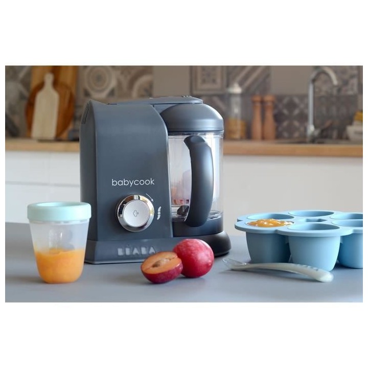 BEABA, Babycook solo, robot bébé, dark grey