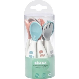 Béaba Repas Set de 6 Cuillleres + 4 Fourchettes