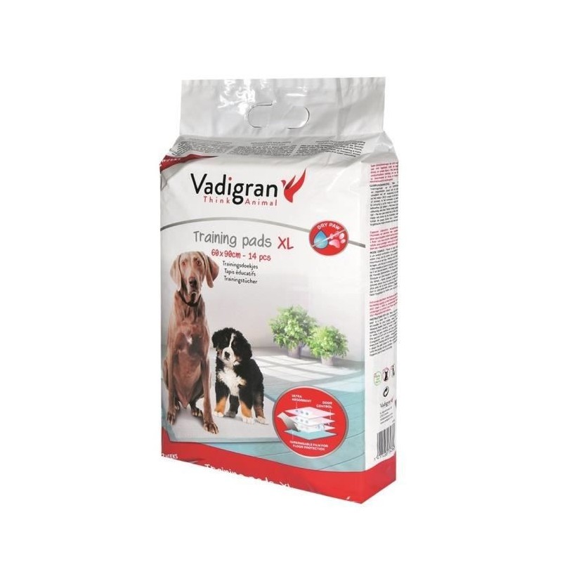 VADIGRAN Tapis éducateurs - 60 x 90 cm - 14 pieces - Pour chiens