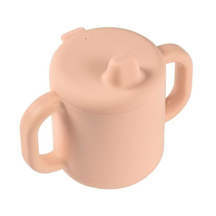 BEABA, Tasse d'apprentissage silicone pink