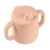 BEABA, Tasse d'apprentissage silicone pink