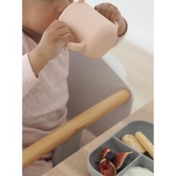 BEABA, Tasse d'apprentissage silicone pink