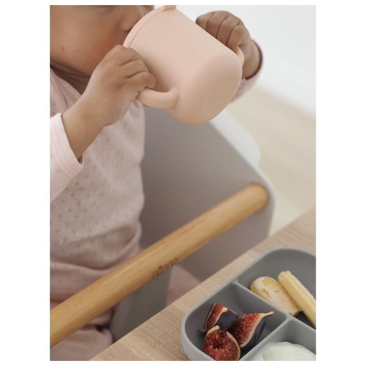 BEABA, Tasse d'apprentissage silicone pink