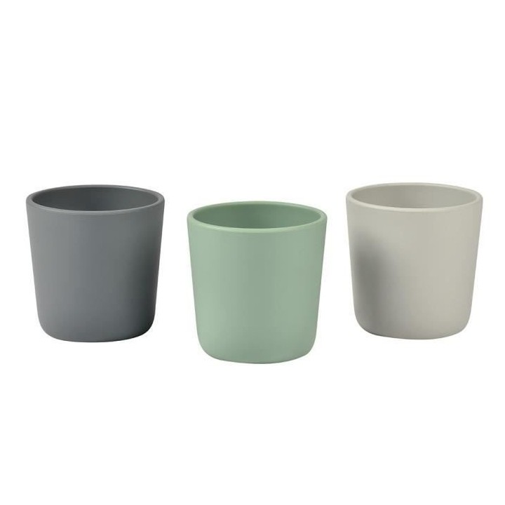 BEABA, Lot de 3 verres silicone