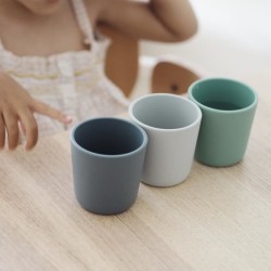 BEABA, Lot de 3 verres silicone