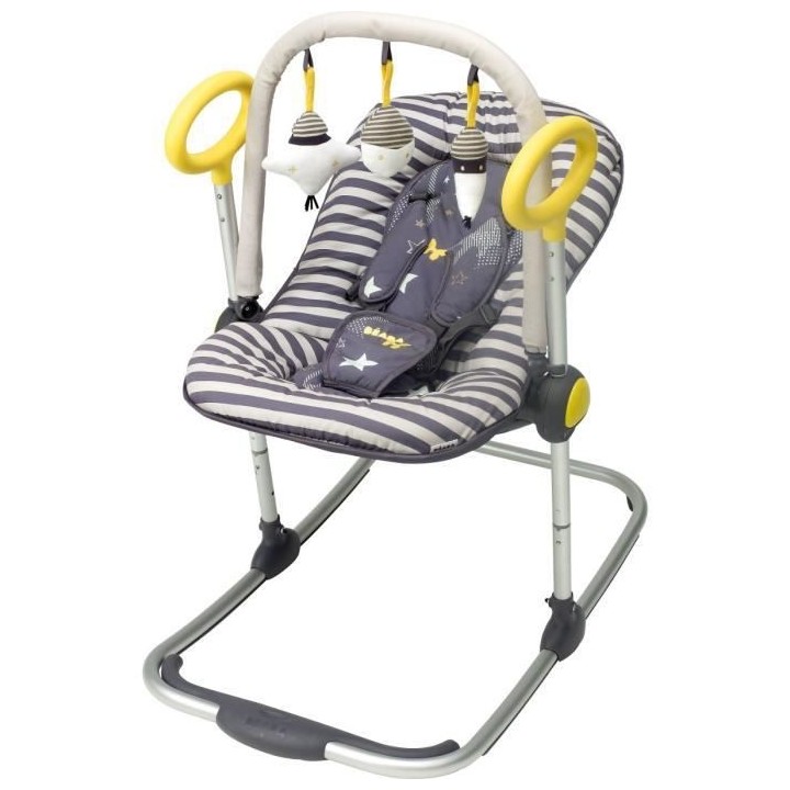 BEABA, Transat Up&Down I,Transat Réglable en Hauteur, Pour Bébé et