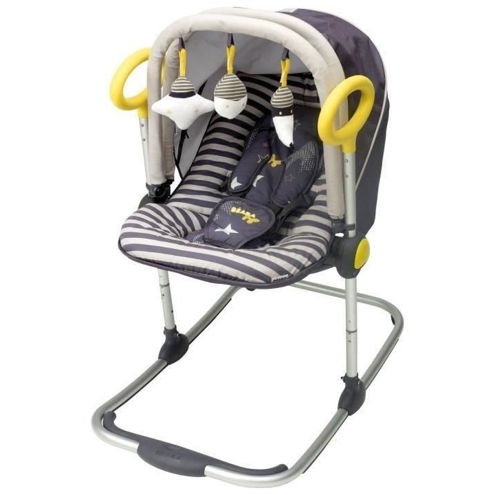 BEABA, Transat Up&Down I,Transat Réglable en Hauteur, Pour Bébé et