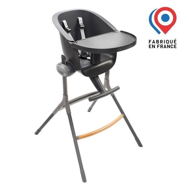 BEABA, Chaise Haute Up&Down dark grey