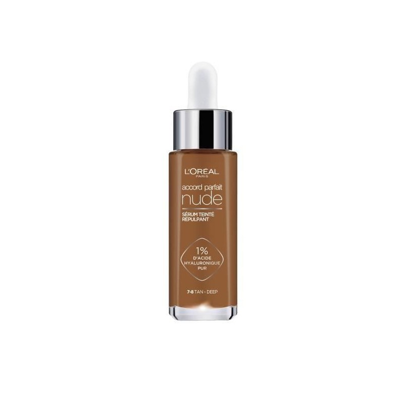 Sérum Teinté Repulpant L'OREAL PARIS Accord Parfait 7-8 Tan Deep 30 ml