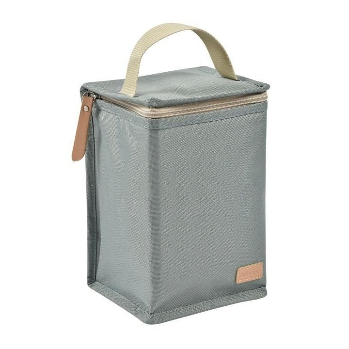 BEABA, Pochette repas bébé, isotherme, vert sauge