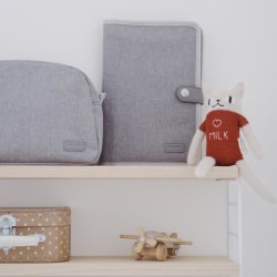 BEABA, Trousse de toilette bébé gris chiné