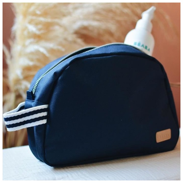 BEABA, Trousse de toilette bébé bleu marine