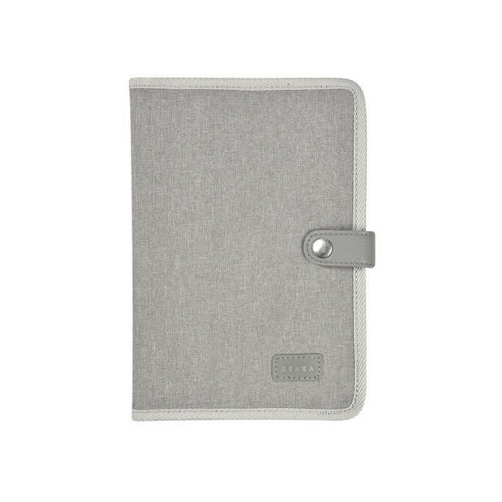 BEABA, Protege carnet de santé gris chiné