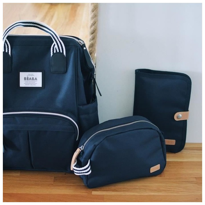 BEABA, Protege carnet de santé bleu marine