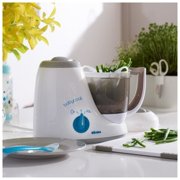 Béaba Babycook Original Robot Cuiseur Gris Bleu