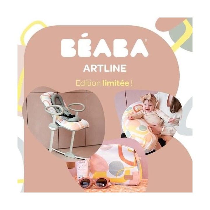 BEABA, Big Flopsy™ coussin d'allaitement, jersey de coton, imprimé