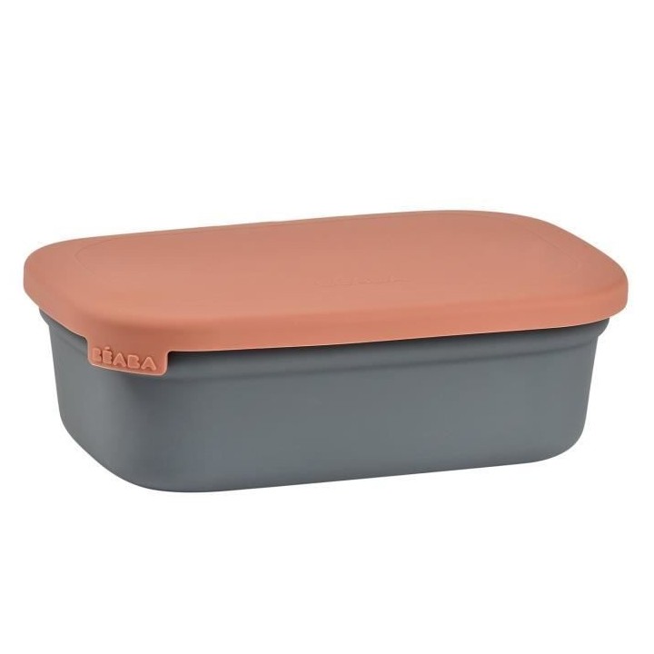 BEABA, Boîte repas bébé céramique, mineral / terracotta