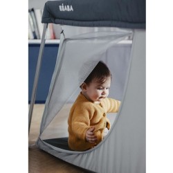 BEABA, Lit parapluie 3 en 1, eazy sleep, gris minéral