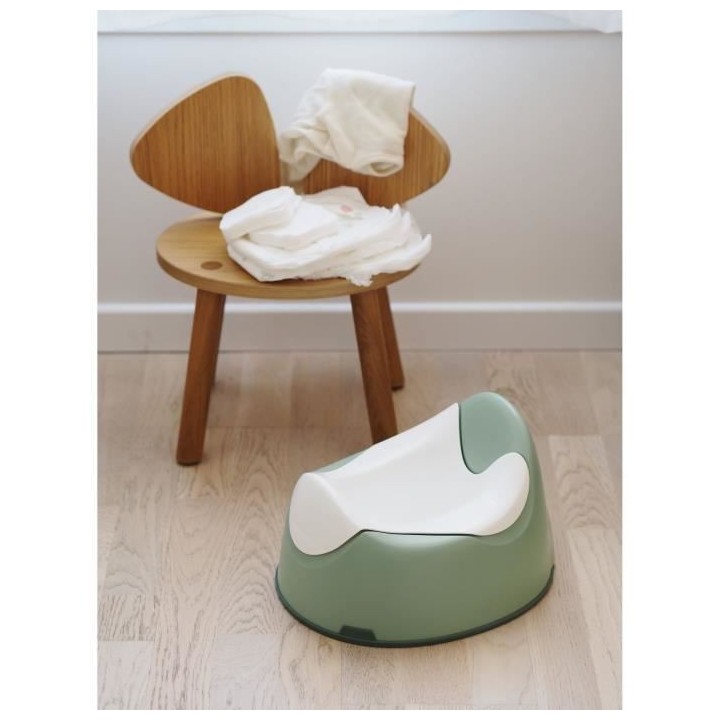 BEABA, Pot bébé, ergonomique, vert sauge
