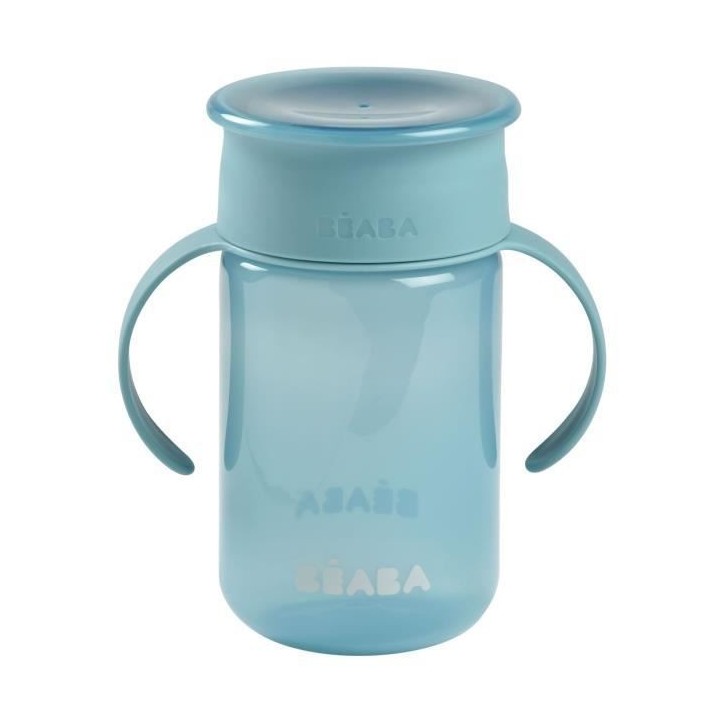BEABA, Tasse d'apprentissage, 360°, bleu