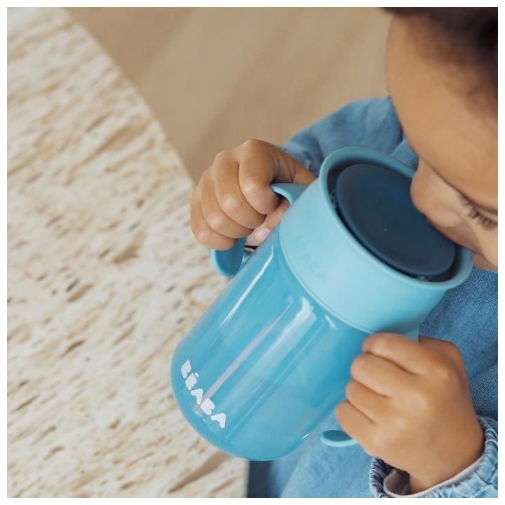 BEABA, Tasse d'apprentissage, 360°, bleu