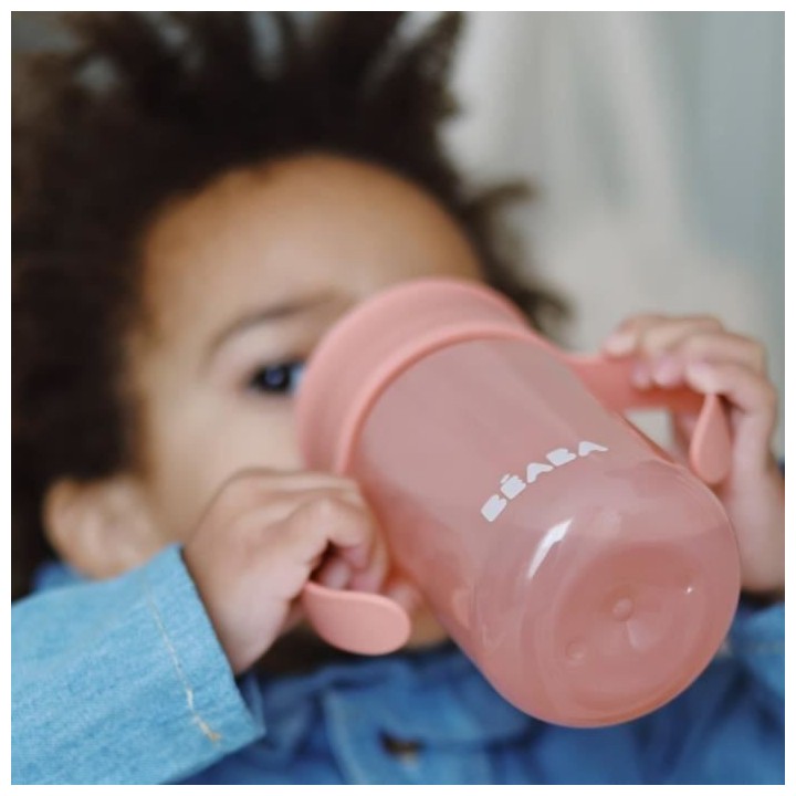BEABA, Tasse d'apprentissage, 360°, rose