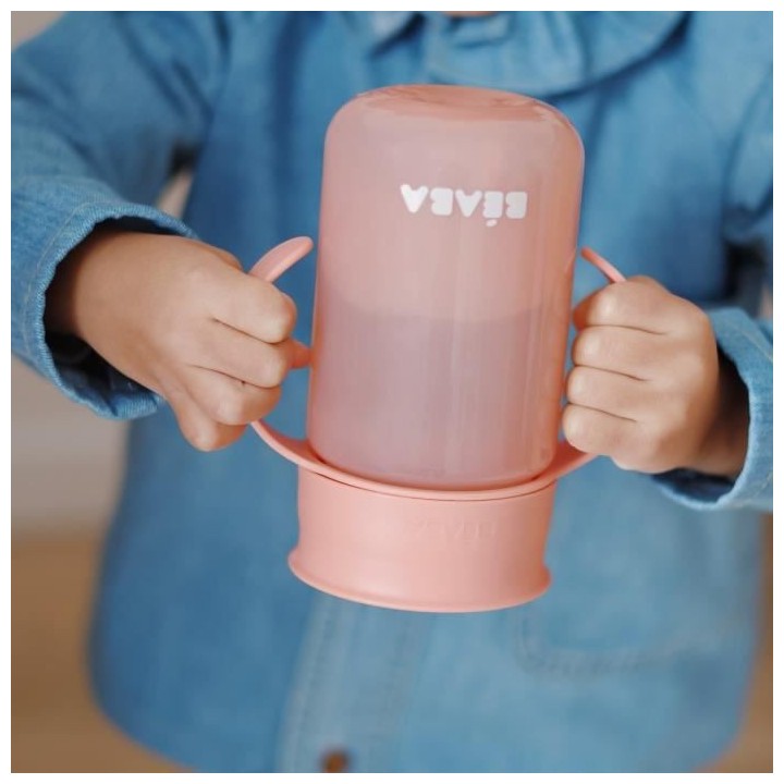 BEABA, Tasse d'apprentissage, 360°, rose