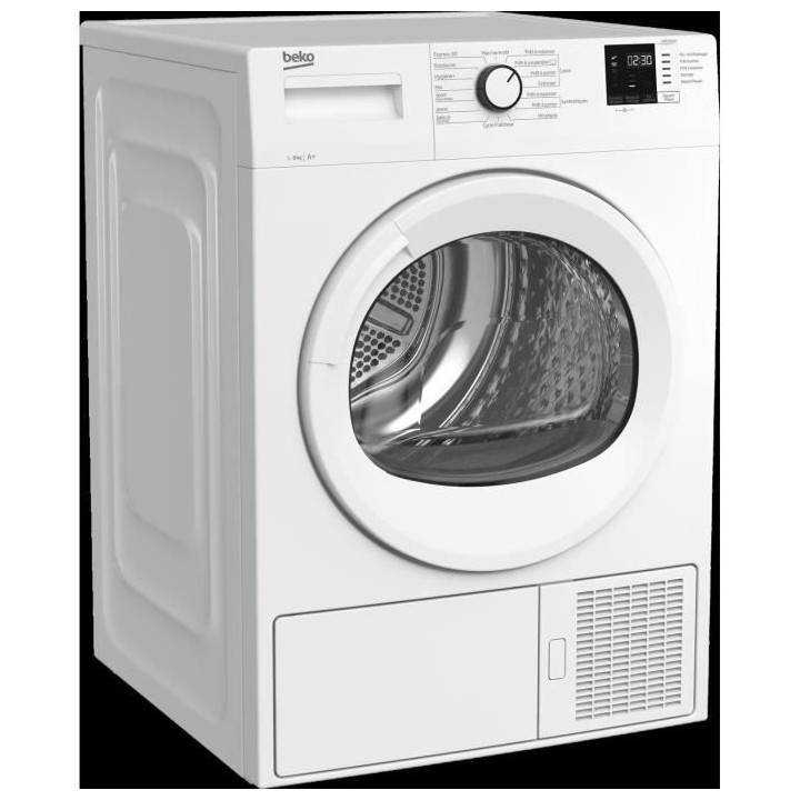 Seche-linge pompe a chaleur BEKO DS8513PA2W - 8 kg - Classe A+ - Blanc